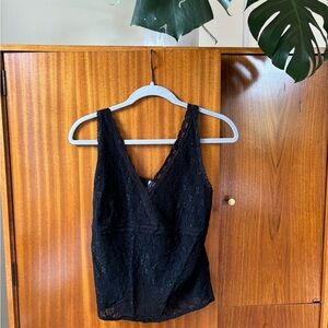 Vintage lace tank top